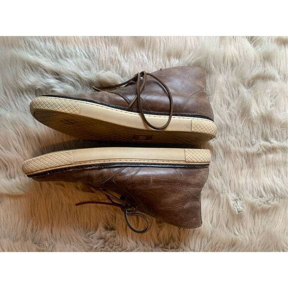 Frye Men’s Gates Chukka Shearling Boots Chocolate Size 8.5 - Picture 5 of 9